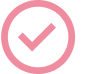 Rosa Häkchen-Symbol für Aligner Zahnspange bei Smilezone Zug
